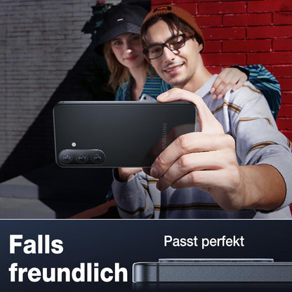 Gehärtetes Glas Schutzfolie Samsung Galaxy S24 2 Displays 2 Kameras Transparent