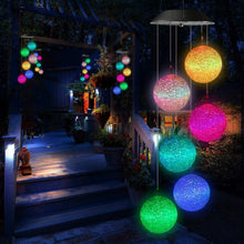 LED Solar Windspiele Farbwechsel Osterdeko Gartenlampe