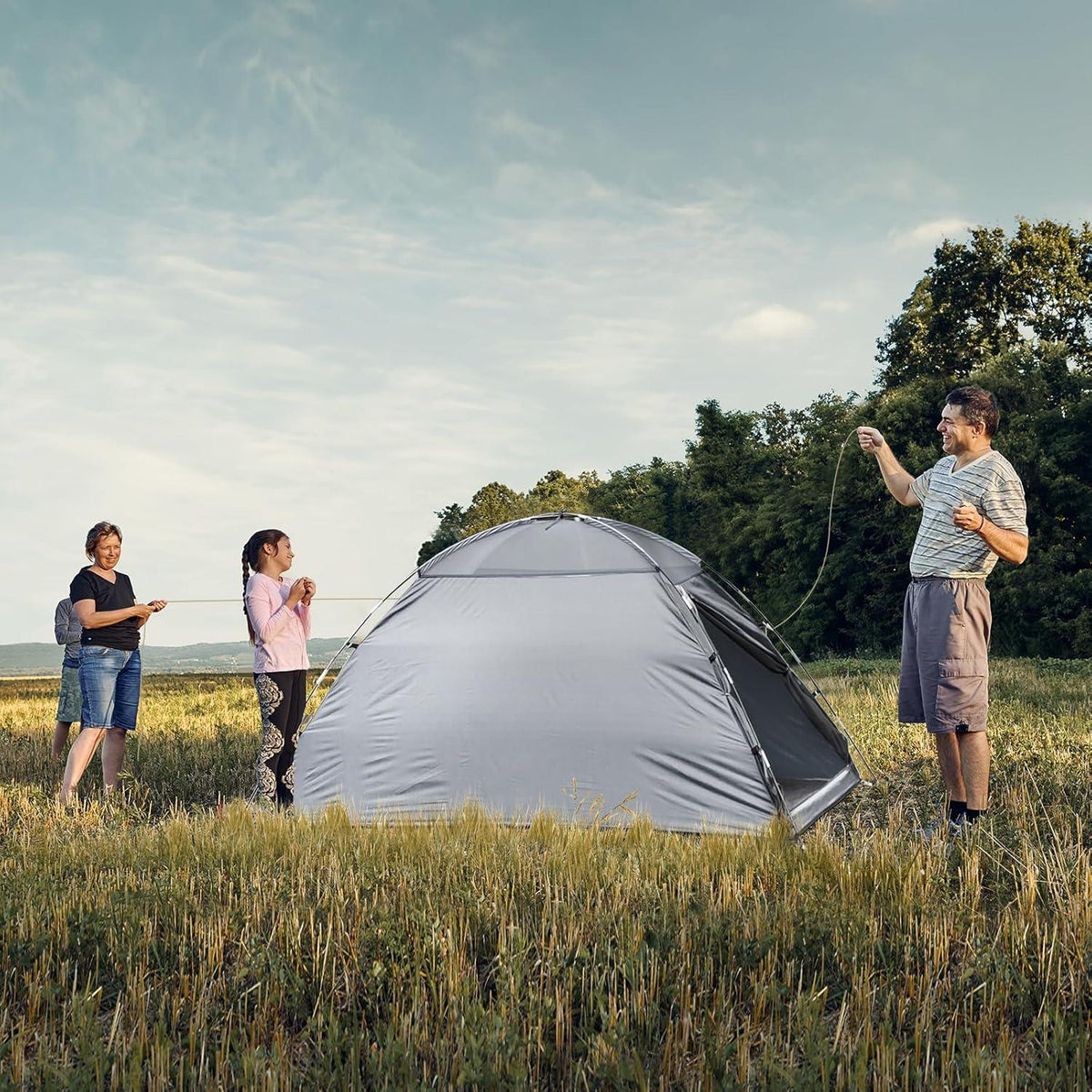 Camping Zelt Forceatt 2 Personen 3 Saison Kuppelzelt Ultra-leicht