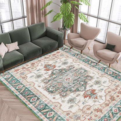 Vintage-Flauschiger Teppich für Wohnzimmer und Schlafzimmer 200x300 cm