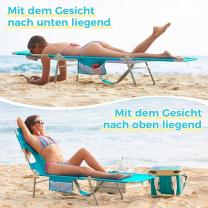 Klappbare Sonnenliege mit
