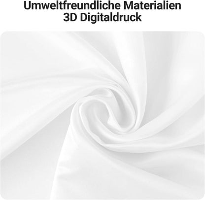 Duschvorhang 260x200cm Reinweiß, Antischimmel, Wasserabweisend
