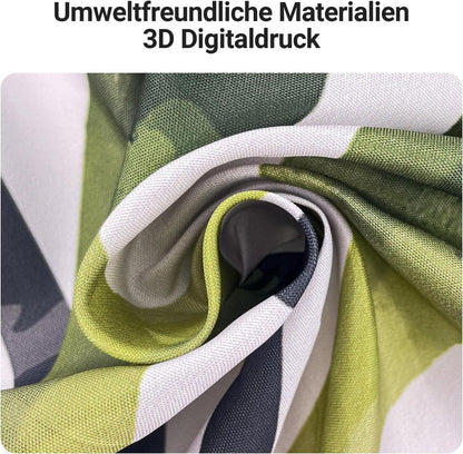 Duschvorhang Blätter Linie 120x200cm Antischimmel Wasserabweisend