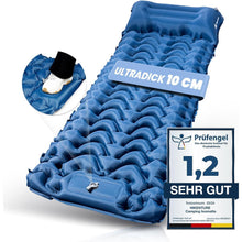 Isomatte Selbstaufblasend 10cm hoch Camping Schlafmatte