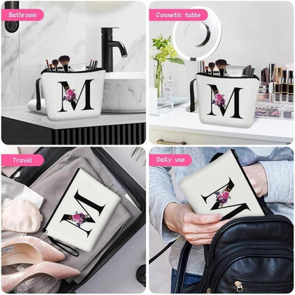 Groß Stylish Canvas Kosmetiktasche Damen, Regenbogenmuster