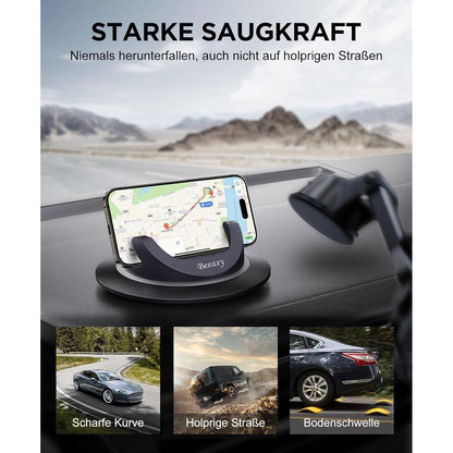 Handyhalterung Auto 360° drehbar, stabil & rutschfest
