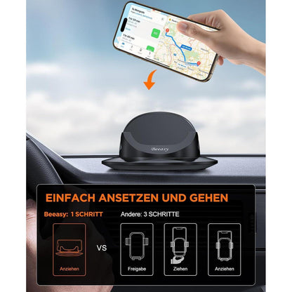 Handyhalterung Auto 360° drehbar, stabil & rutschfest