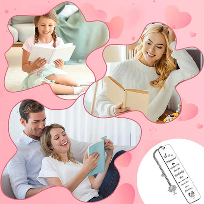 Metall Lesezeichen Lebensbaum | Inspirierendes Geschenk für Frauen