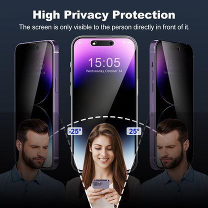 Tentoki Sichtschutz Panzerglas iPhone 14 Pro Max 6,7 Zoll