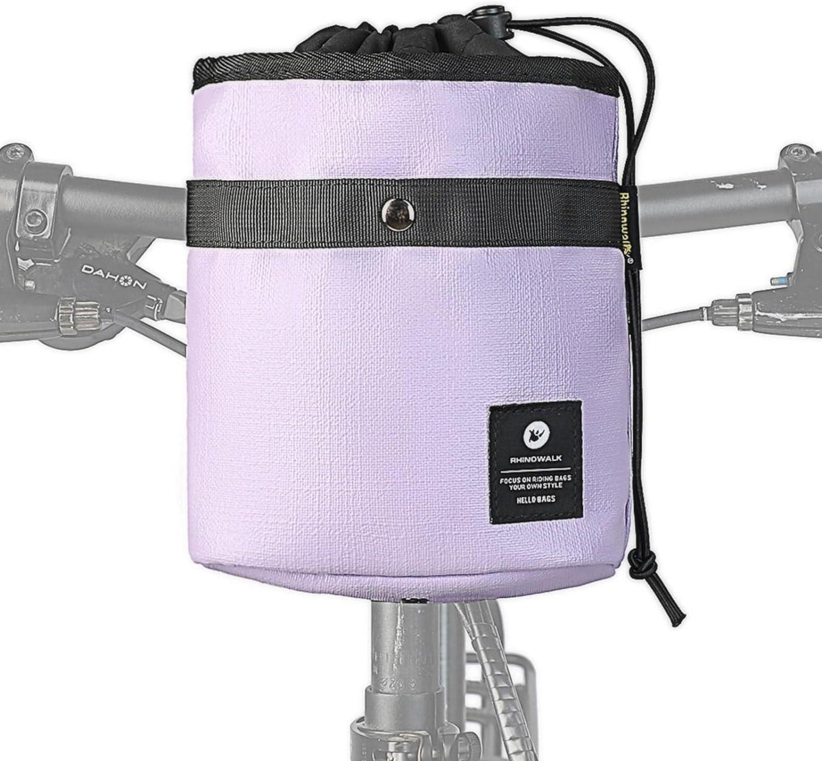 Multifunktionale 3.5L Lenkertasche für Fahrrad Violett