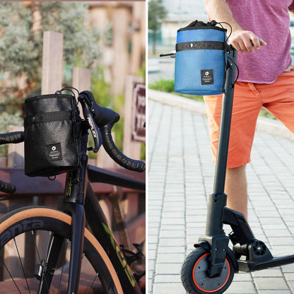 3.5L Lenkertasche für Fahrrad Multifunktional Vordertasche Blau