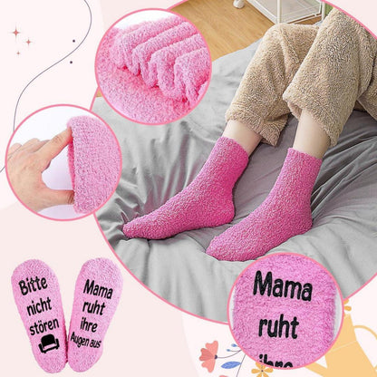 Lustige rutschfeste Mama Socken Geschenk Weihnachten Geburtstag