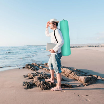 Strandstühle 2er Set mit Sonnenschirmen, faltbar, hohe