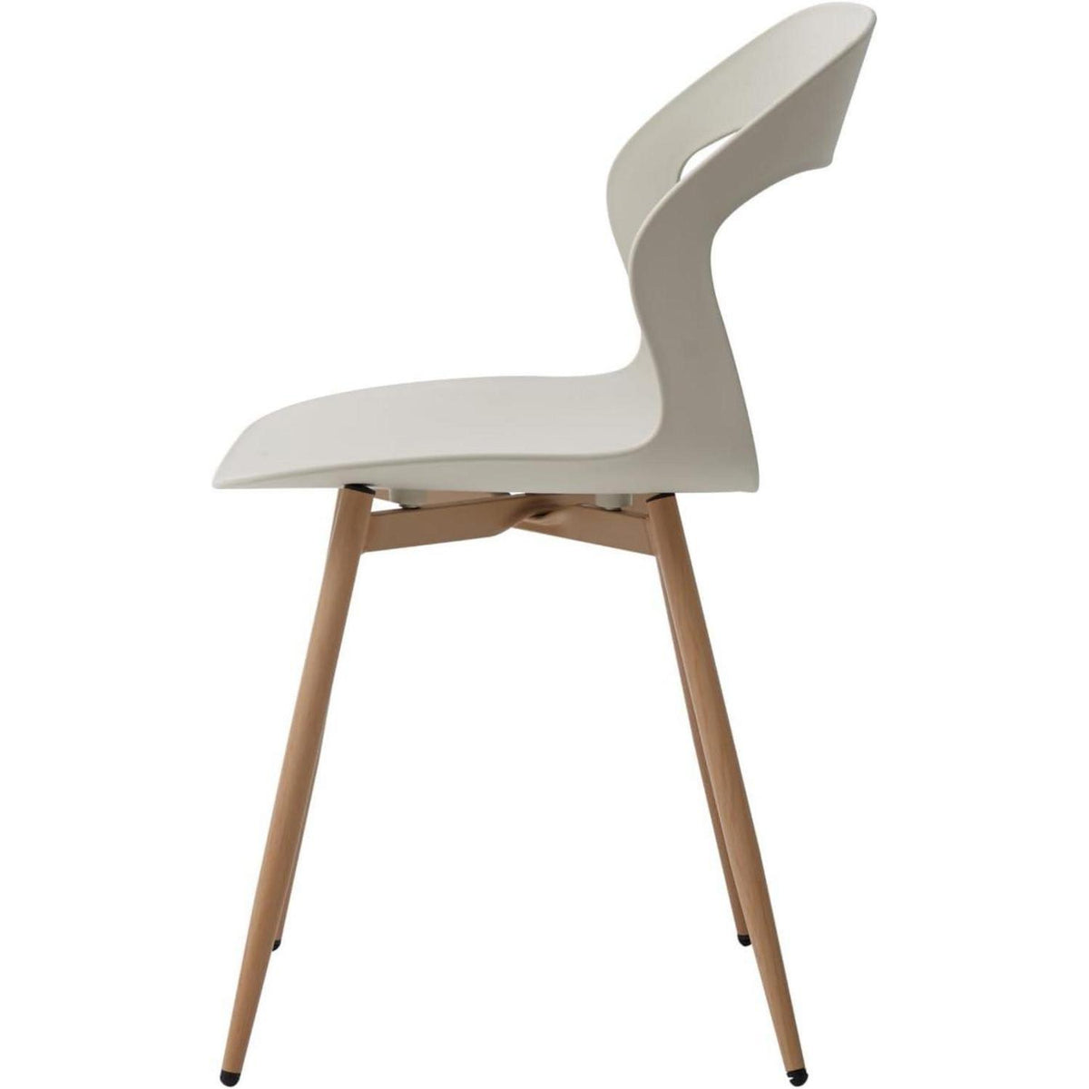 Moderner Esszimmerstuhl 8er-Set – Beige & Natürliche Farbe