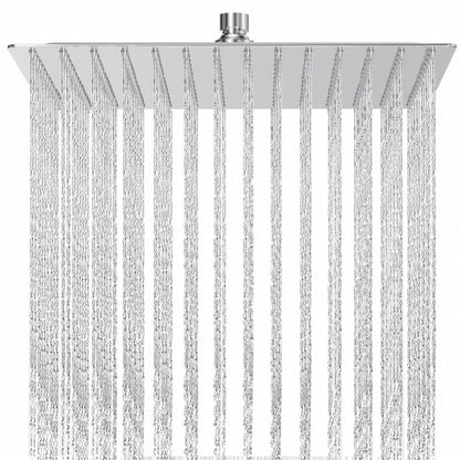 12 Zoll Regendusche Edelstahl – Quadratischer Duschkopf mit Anti-Kalk