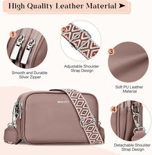 Damen Umhängetasche PU Leder Crossbody Bag Verstellbar