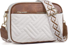 Gesteppte Damen Umhängetasche | PU Leder Schultertasche