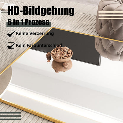 Ganzkörperspiegel Standspiegel Gold 200x100cm | Lehnbar & Wandmontage