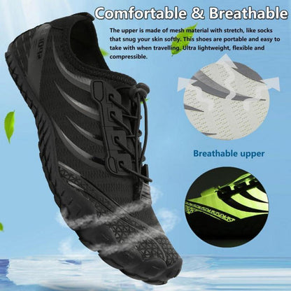 Barfuß Wasserschuhe Schnell Trocknend Schwarz 36-46