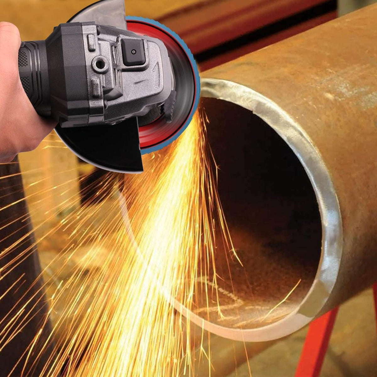 Fächerscheiben 115mm Körnung 40, 50 Stück für Metall & Holz