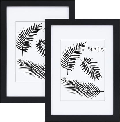 Bilderrahmen 13x18 cm 2er Set Fotorahmen Posterrahmen Passepartout