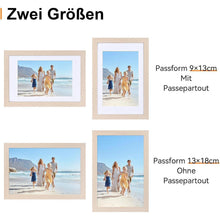 Bilderrahmen 13x18 cm Schwarz Acrylglas Posterrahmen Spotjoy