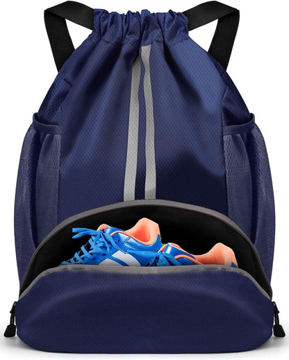 Turnbeutel Fußballtasche Rucksack Kordelzug Tunnelzug Wasserfest