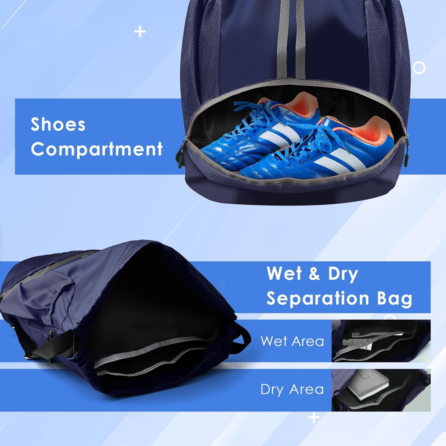 Turnbeutel Fußballtasche Rucksack Kordelzug Wasserfest 32x17x47cm
