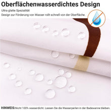 Duschvorhang Kamelfarbe Kreis 120x200cm Wasserabweisend