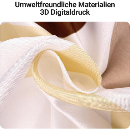 Duschvorhang Kamelfarbe Kreis 120x200cm Wasserabweisend