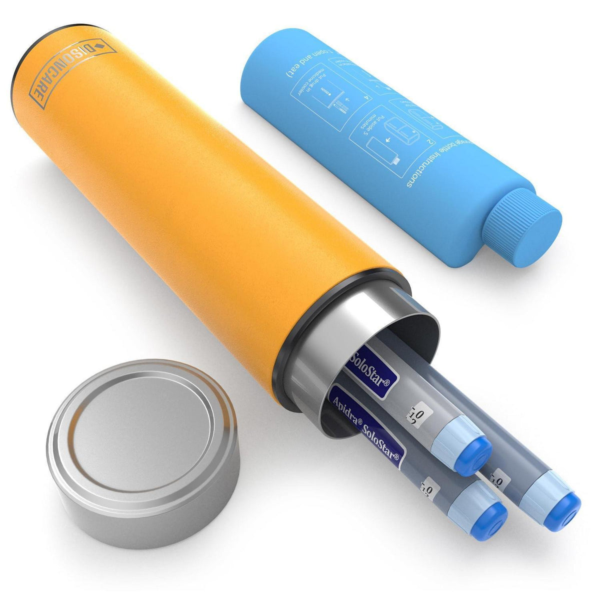 Insulin Kühltasche 60h für Reisen – TSA-geprüft & mit Kühlakkus