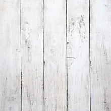 Selbstklebende Holzoptik Wandtapete 44x1000cm - Weiß Vinylfolie