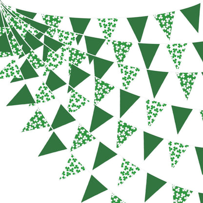 St. Patrick's Day Girlande mit Kleeblatt-Muster