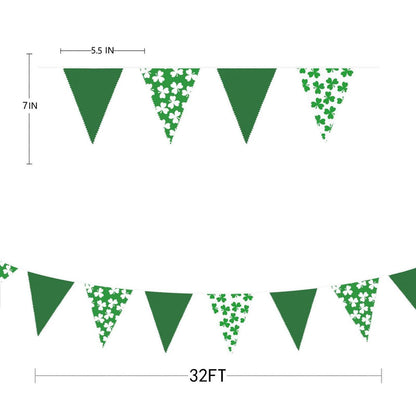 St. Patrick's Day Girlande mit Kleeblatt-Muster