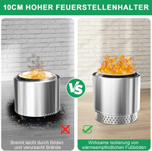 Edelstahl Feuerschale Ständer für Solo Stove Bonfire
