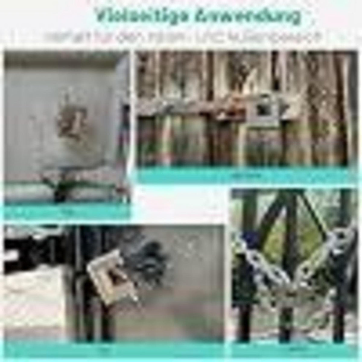 Edelstahl Vorhängeschloss 60mm - 4er Set - Gleichschließend