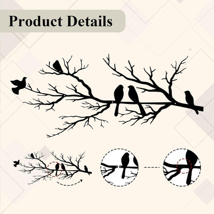 Metall Vogel Wanddekoration AST Silhouette Außenbereich Garten Balkon neu