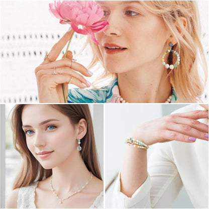 8mm Amazonit Perlen Naturstein für Schmuck DIY