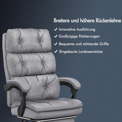 Ergonomischer Bürostuhl mit Doppellagigem Kissen Bürostuhl