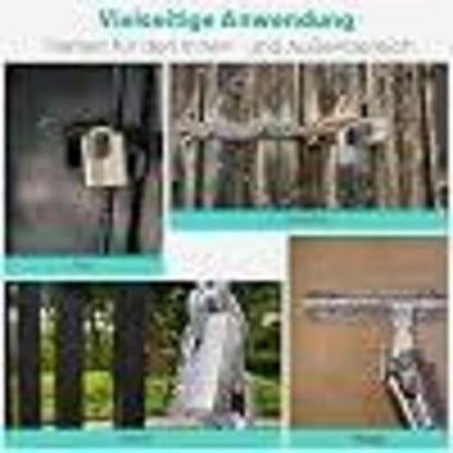 Edelstahl Vorhängeschloss 60mm - 4er Pack, Gleichschließend