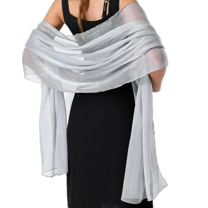 Damen Stola Chiffon Schal Elegant Übergroß Schultertuch