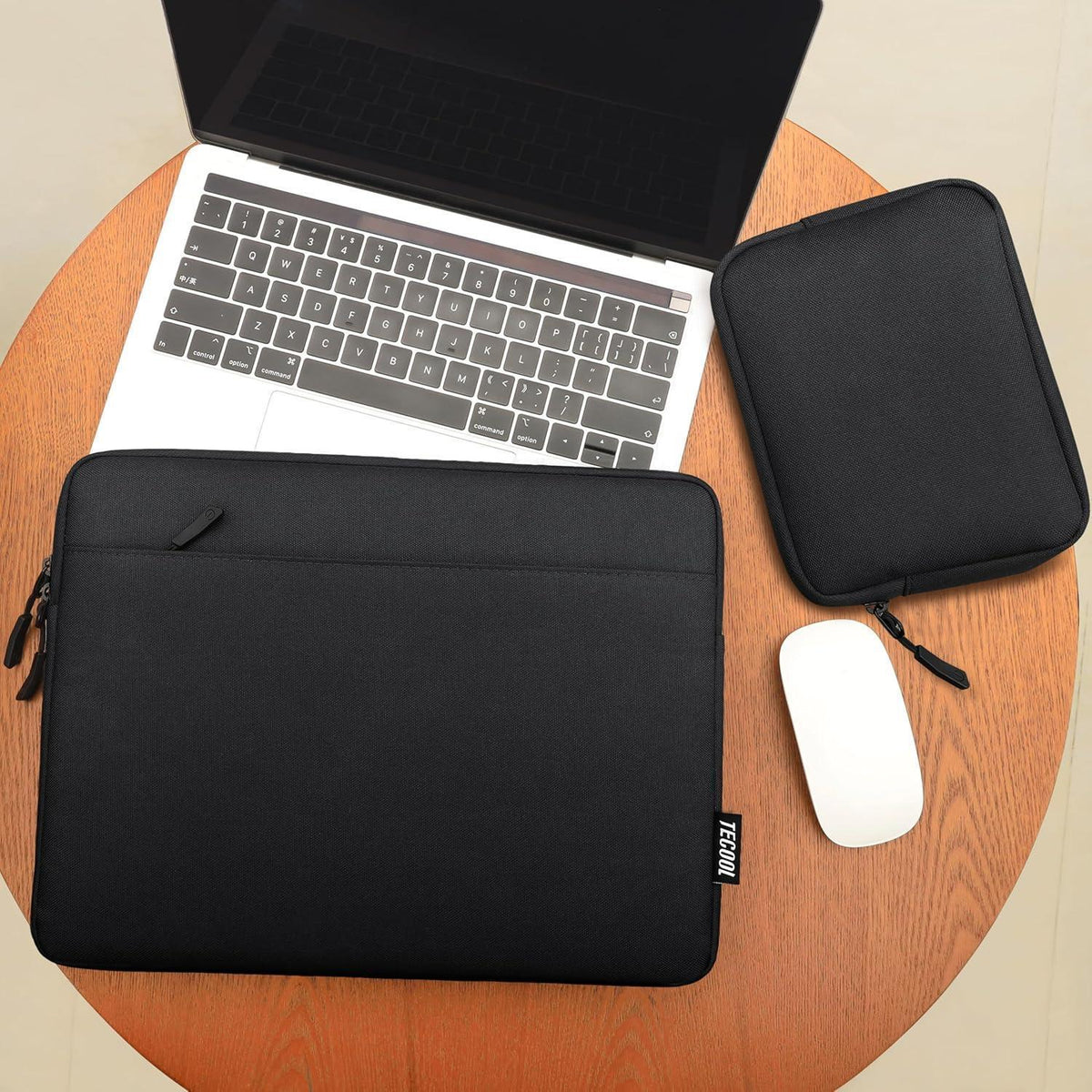 Notebooktasche 13,3-14 Zoll mit 4-Schicht-Schutz, Schwarz