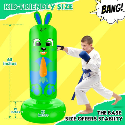 Kaninchen Boxsack für Kinder 168cm Grün Karate Taekwondo