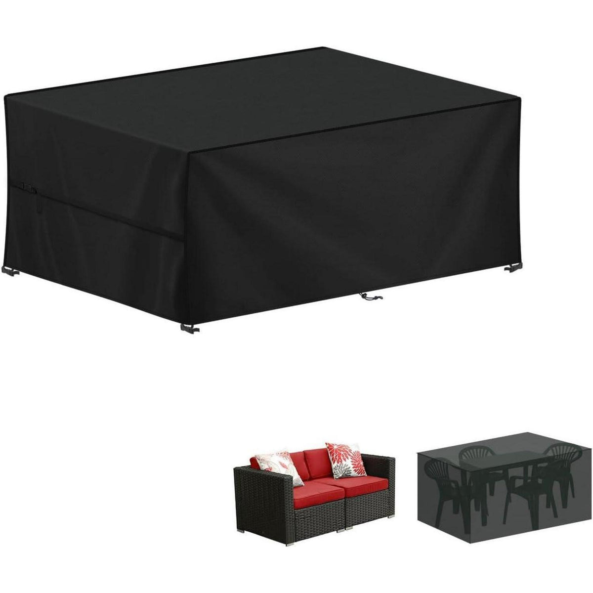 Gartenmöbel Abdeckung Wasserdicht 120x60x75cm 420D Oxford