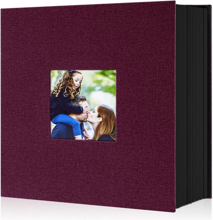 Großes XXL Fotoalbum 10x15cm 1000 Taschen Leinen Violett