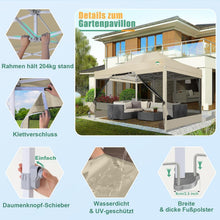 Faltpavillon 3x4,5m mit Moskitonetz & UV-Schutz – Gartenparty Zelt
