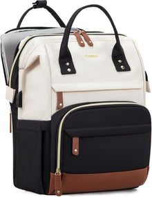 Laptop Rucksack Damen 15.6 Zoll Schulrucksack Mädchen Wasserdicht