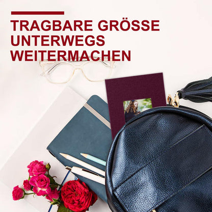 Fotorahmen 10x15 Fotoalbum Violett Leinen Einsteckalbum 100 Taschen 2 Packungen