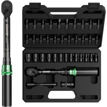 Drehmomentschlüssel Fahrrad 1/4 Zoll 5-25 Nm 37-teiliges Set