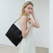 Miss Lulu Damen Handtasche aus PU-Leder, Schultertasche